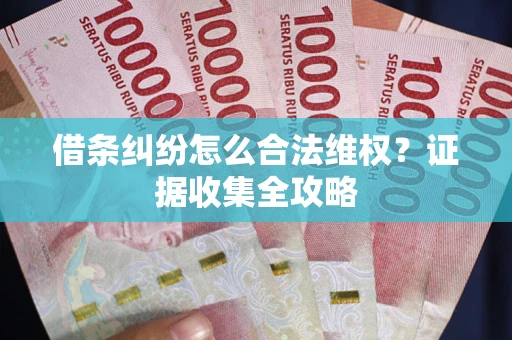 北京借条纠纷怎么合法维权?证据收集全攻略 北京借条纠纷怎么合法维权?证据收集全攻略